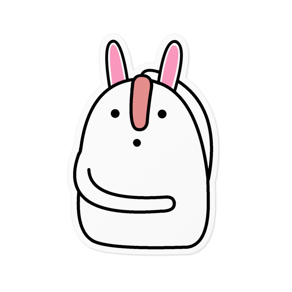 うさぎはにわステッカー