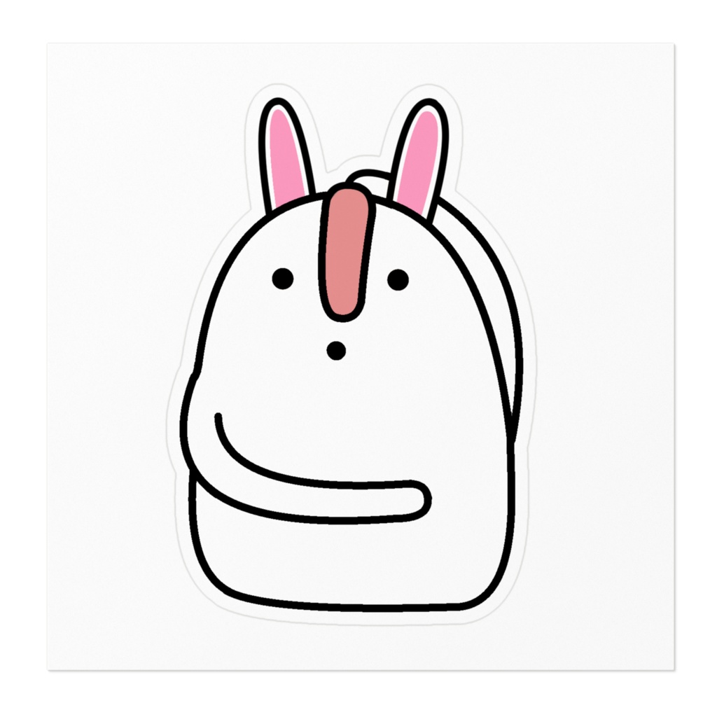 うさぎはにわステッカー