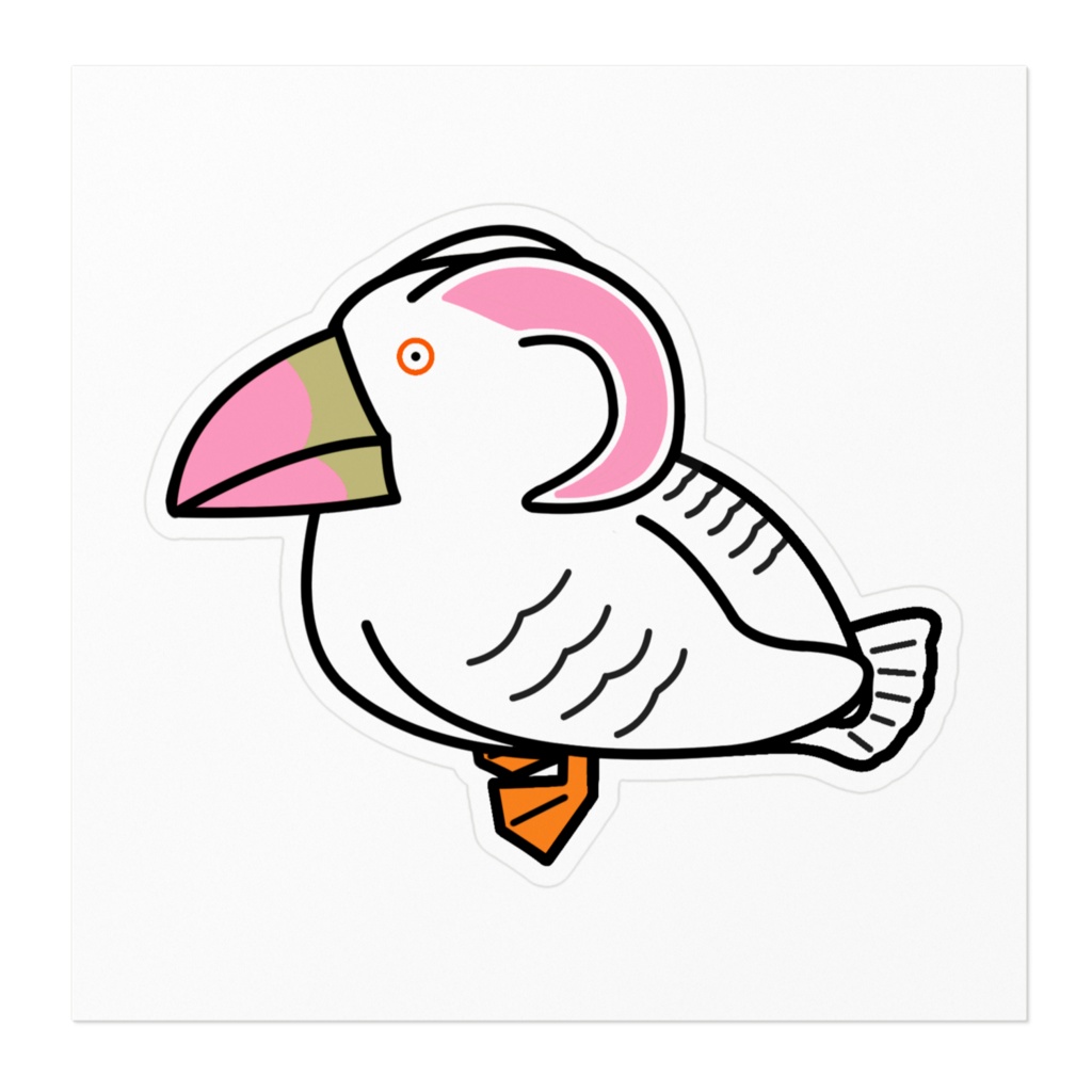 干支のコスプレをしてしまったエトピリカさん卯年Verステッカー