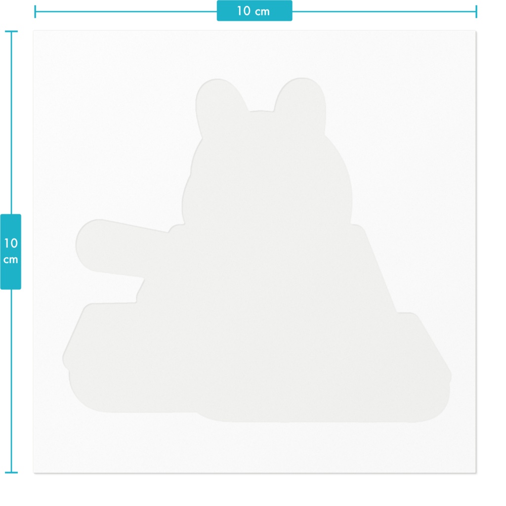 戦車うさぎステッカー