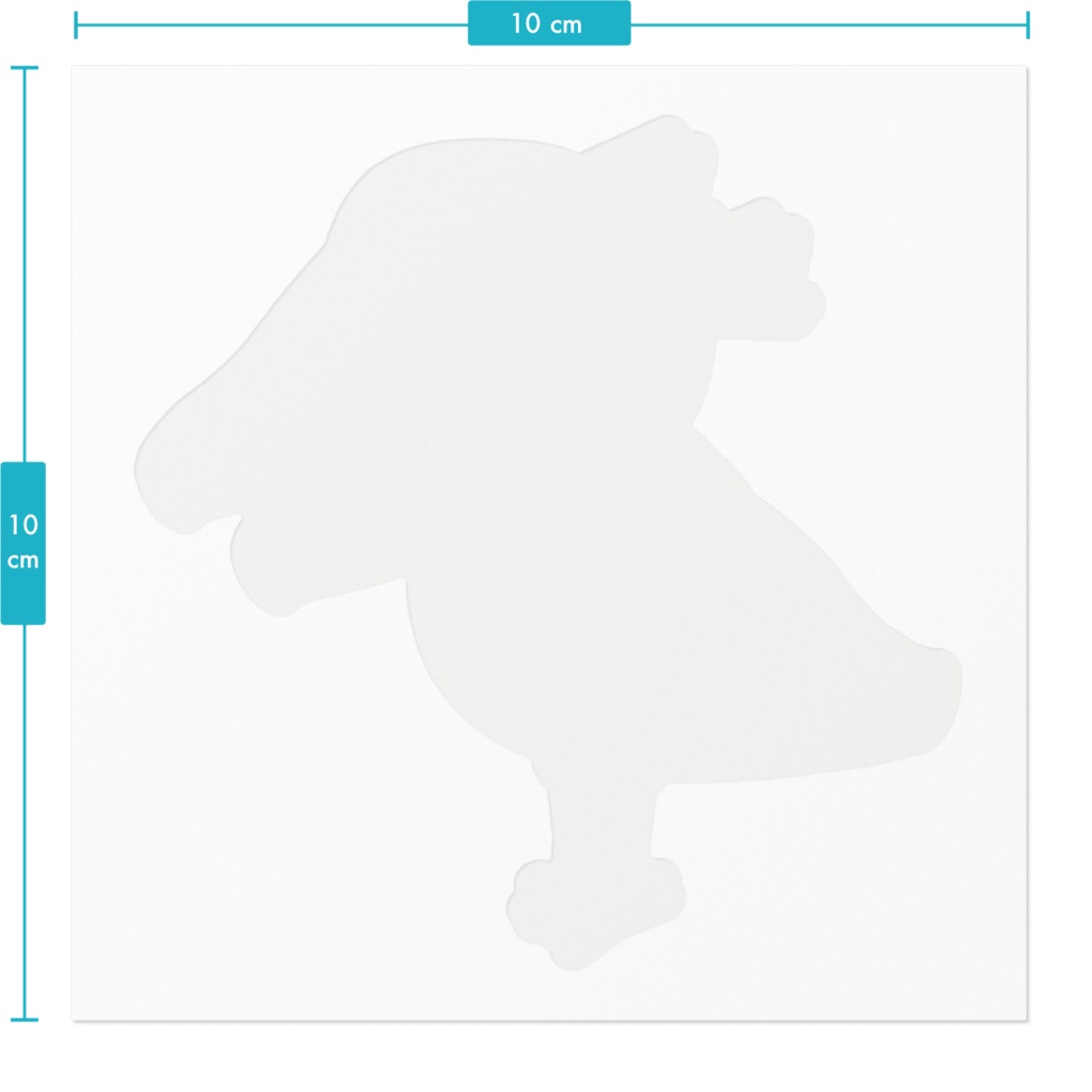 ヨゲンノトリさんのコスプレをしてしまったハシビロコウさんステッカー