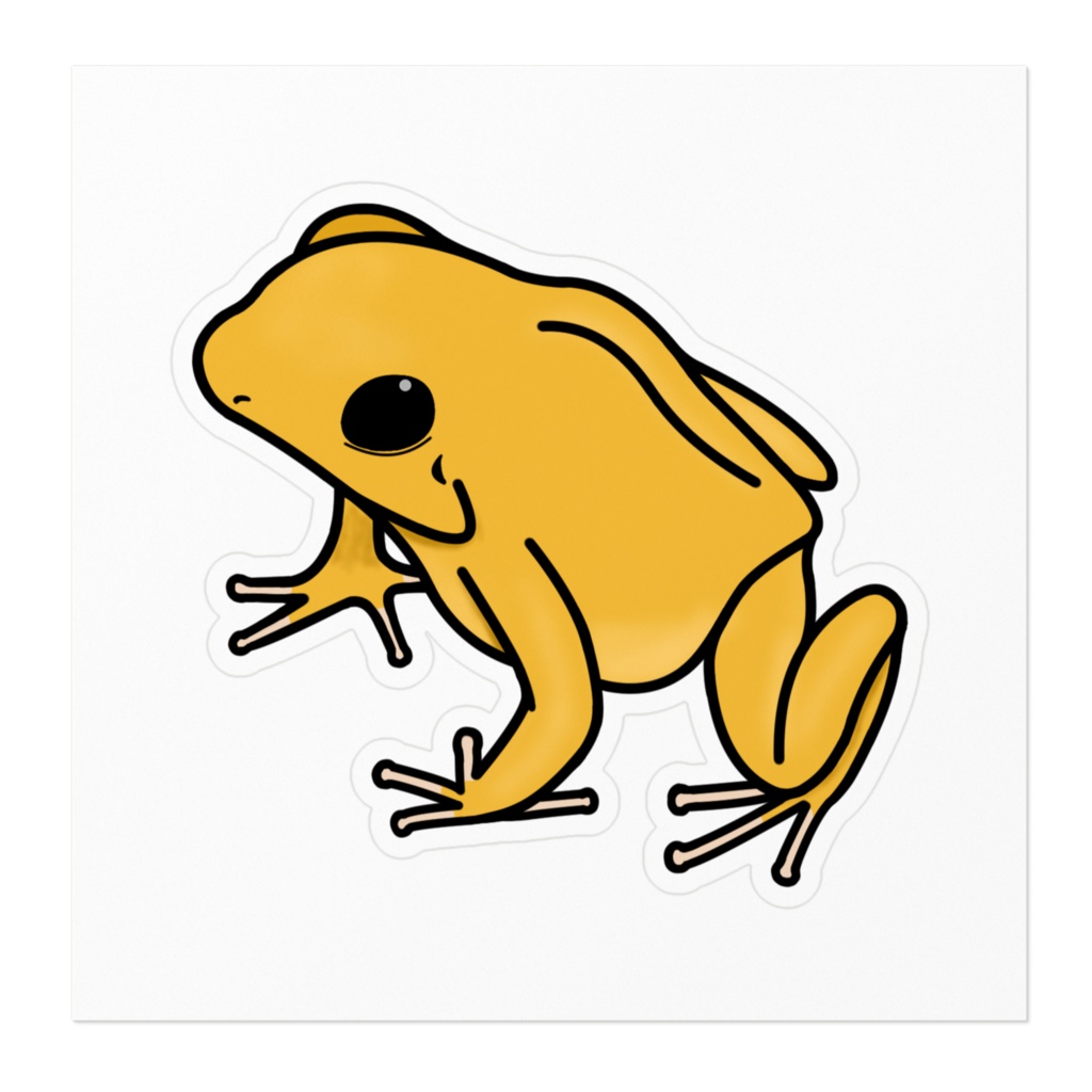 世界最強のモウドクフキヤガエルさんステッカー