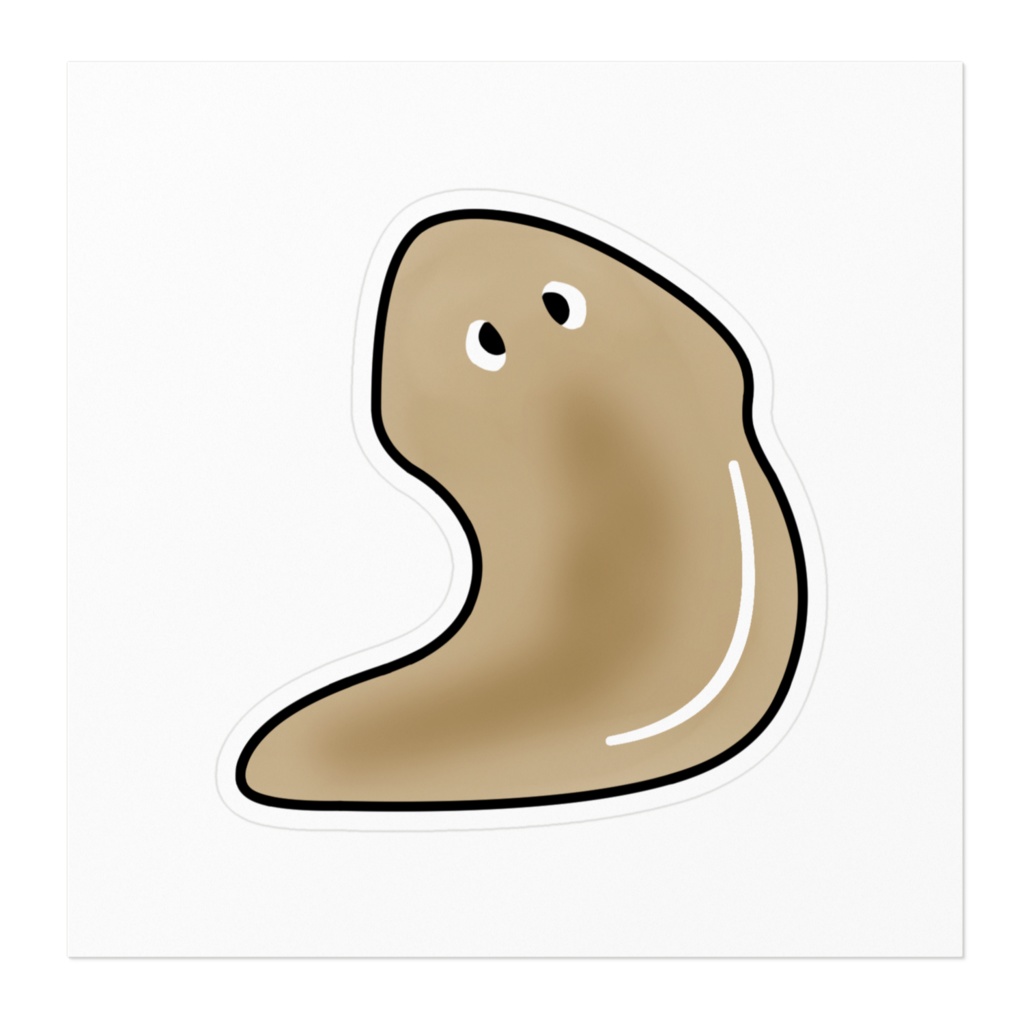 ミキサーが怖いプラナリアさんステッカー