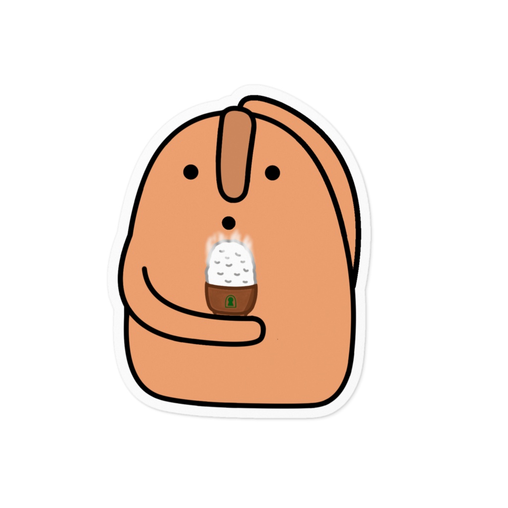 昔話盛りはにわステッカー