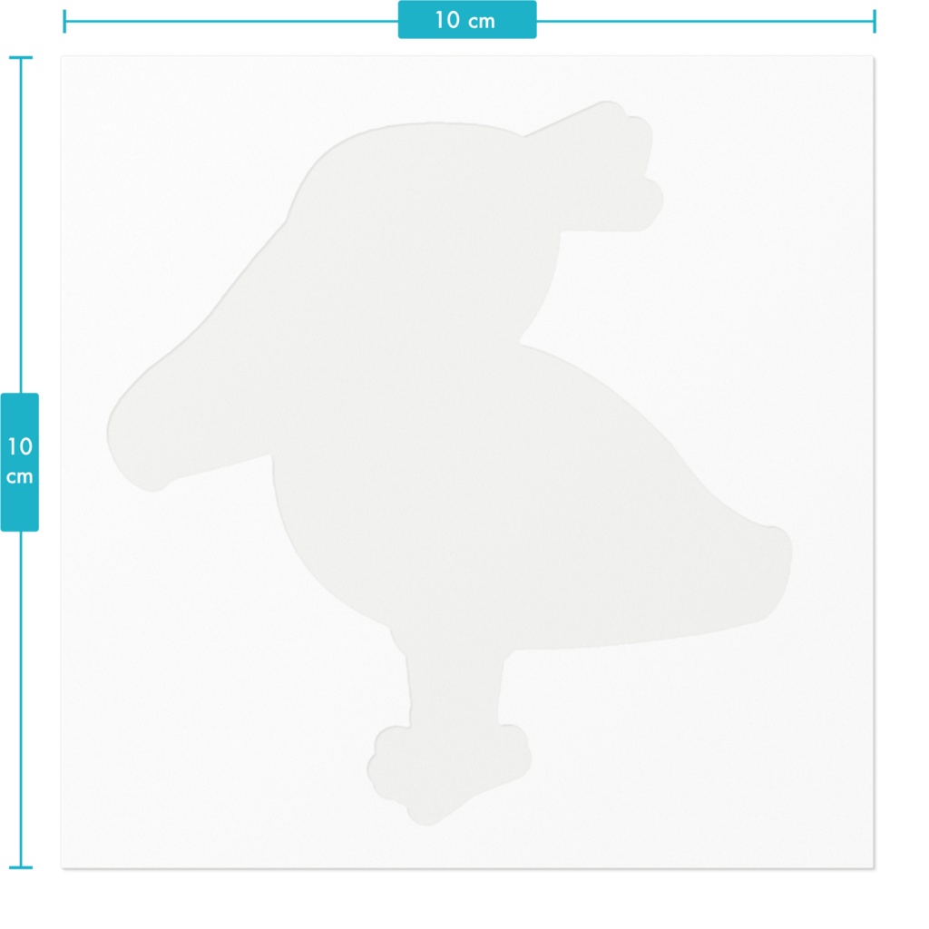 イチゴでハシビロコウなイチビロコウさんステッカー