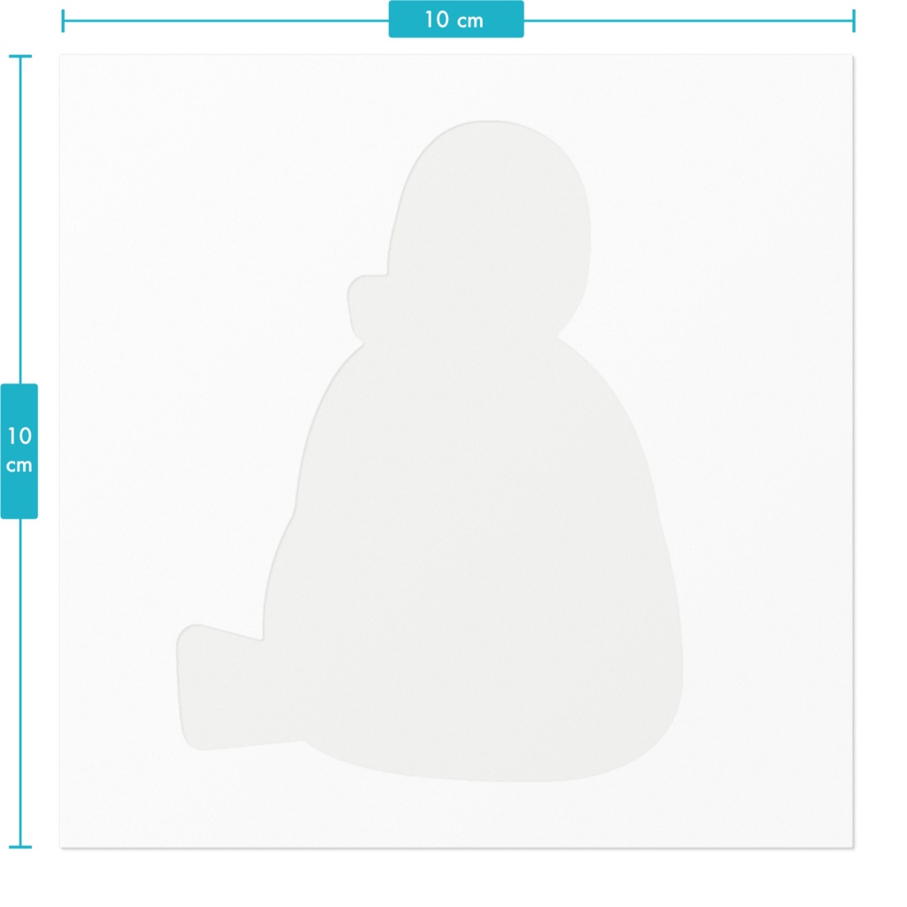 大きすぎるシマエナガなデブエナガさんステッカー