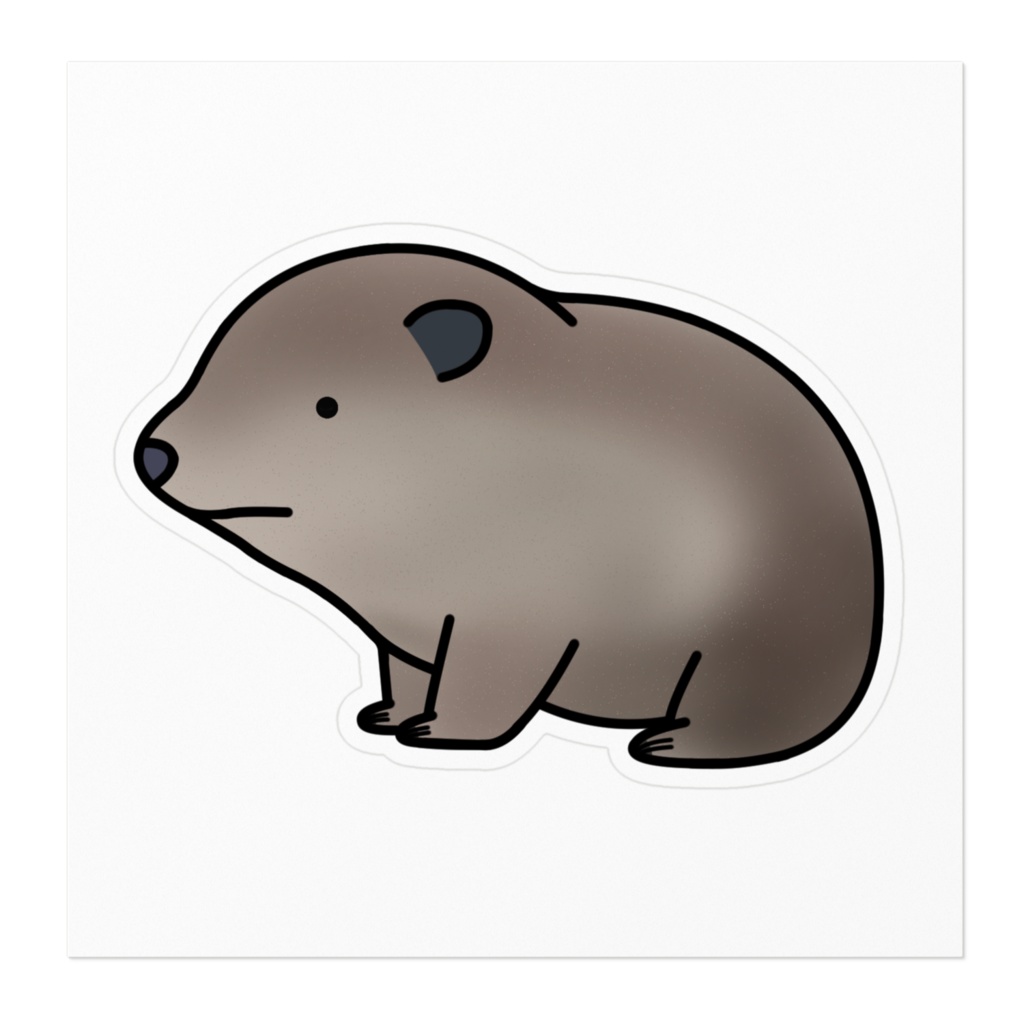 タヌキみたいなケープハイラックスさんステッカー
