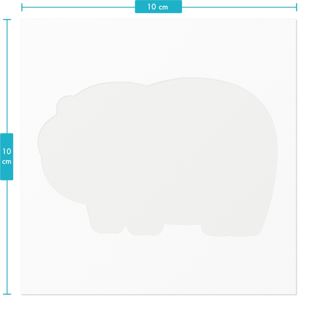 コビトカバさんに会いたいカバさんステッカー