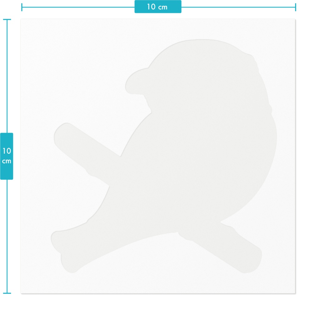 ミーアキャットさんを騙してしまったクロオウチュウさんステッカー