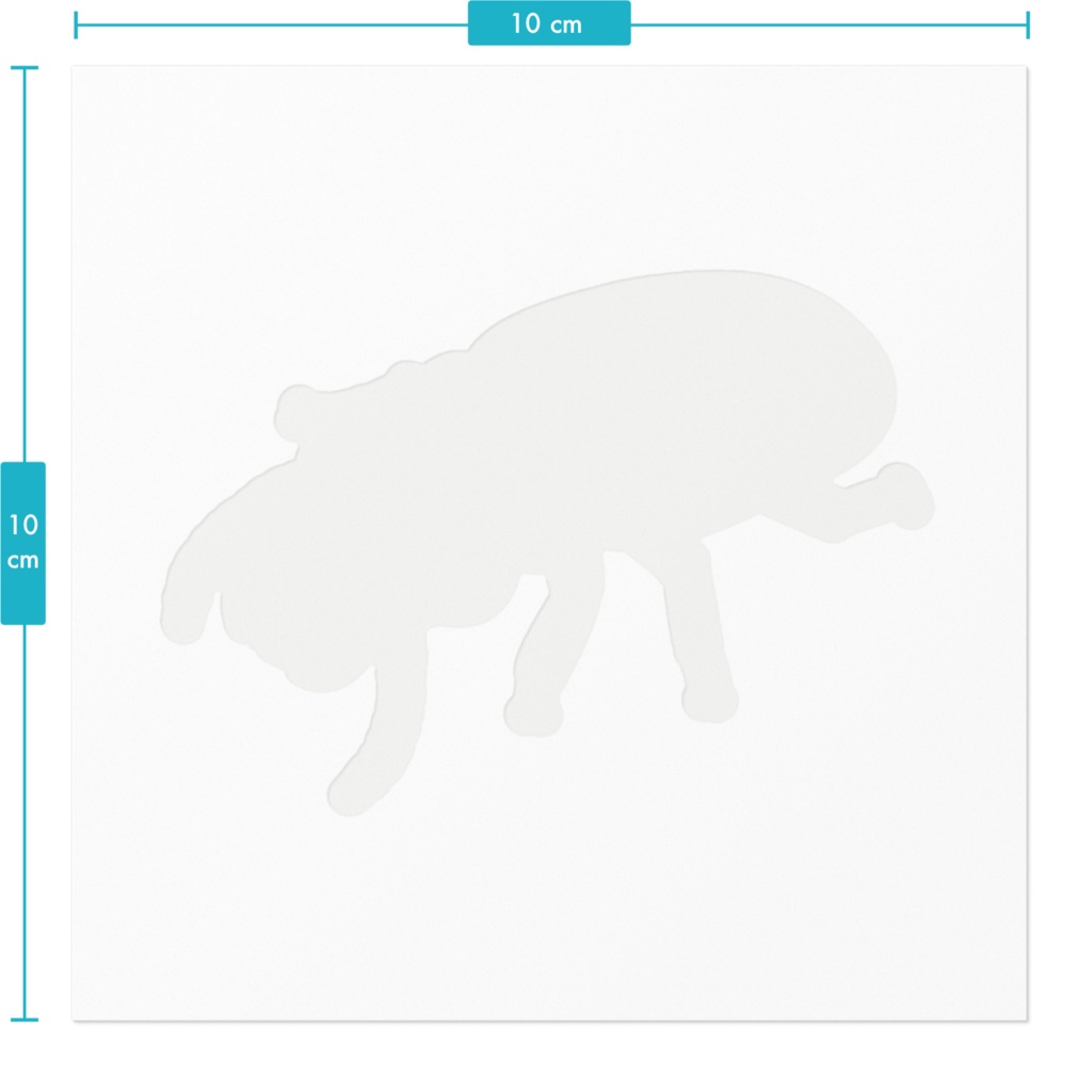 真っ赤なクワガタみたいなヒラズゲンセイさんステッカー