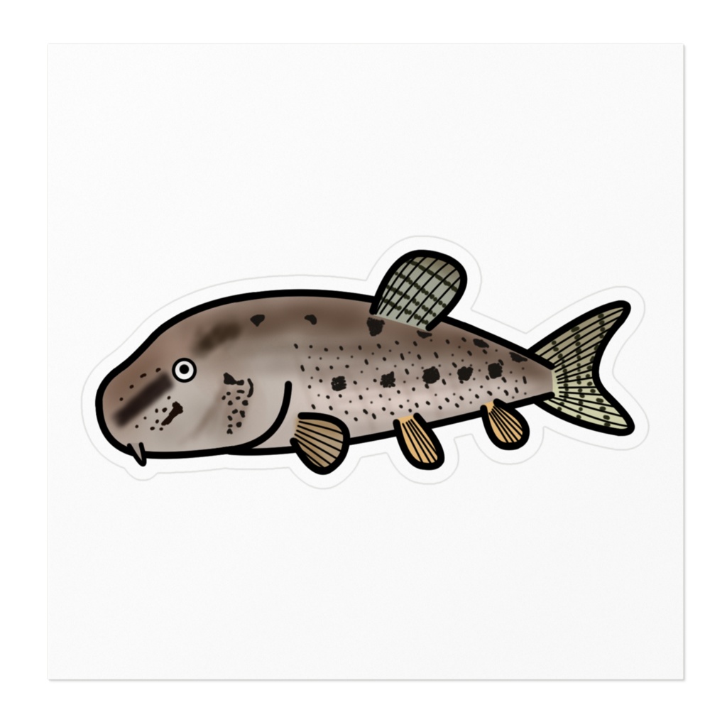 淀川で見つかってしまったツチフキさんステッカー