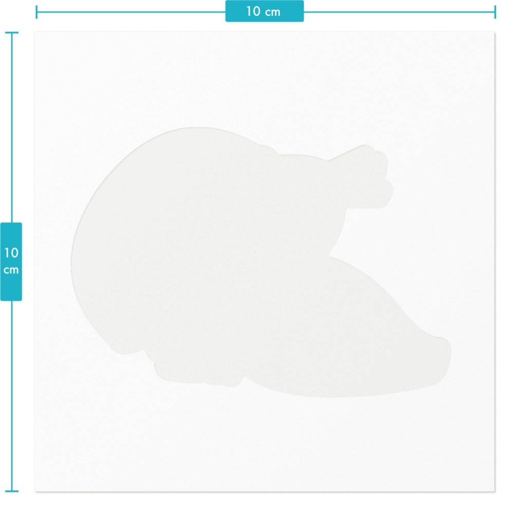 罠にかかってしまったハシビロコウさんステッカー