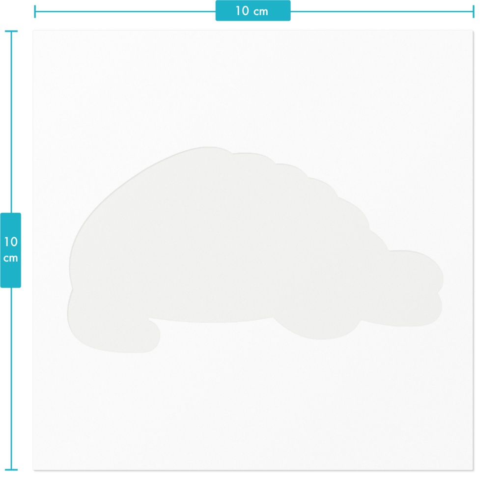 シャチさんが怖いトランコさんステッカー