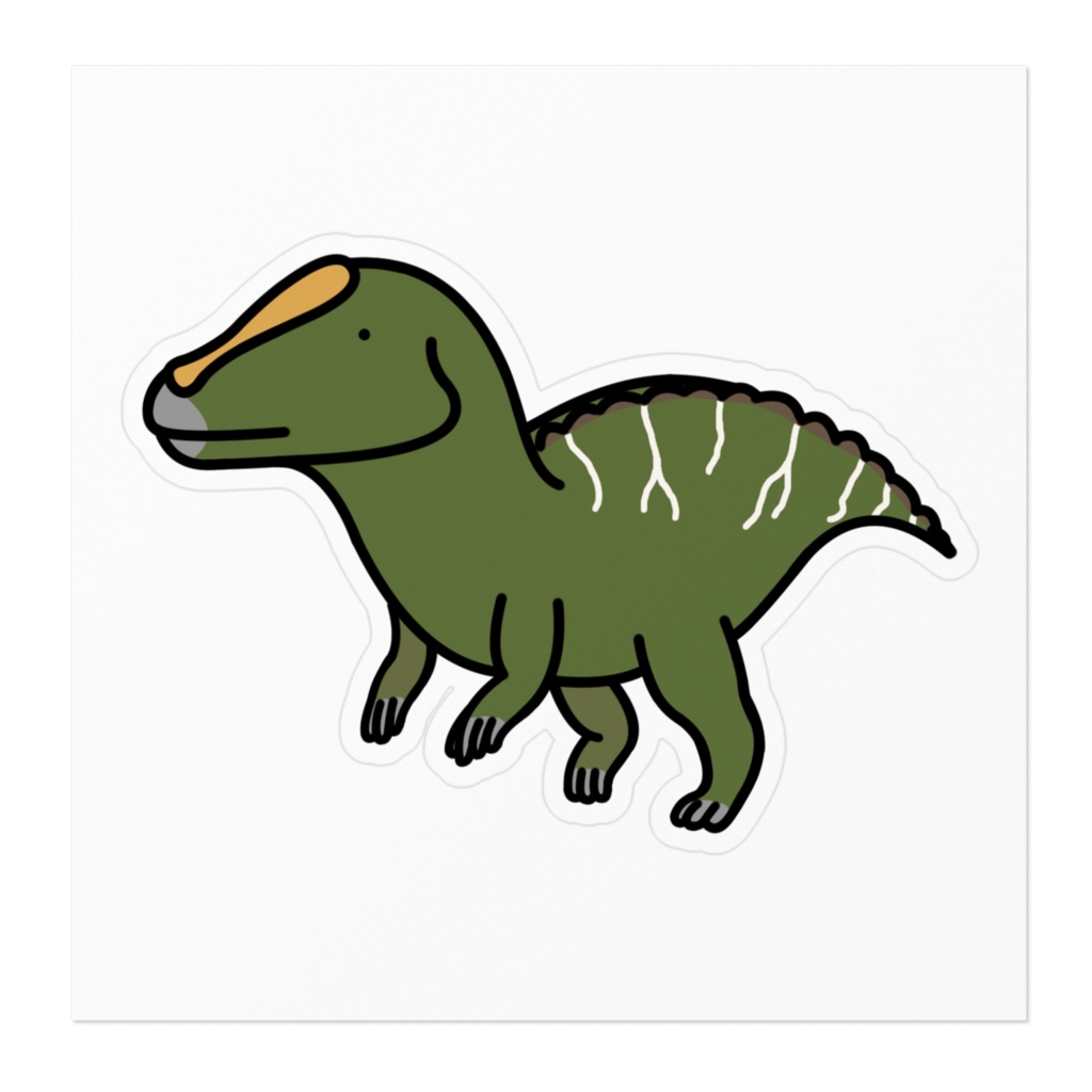 神の竜的なカムイサウルスさんステッカー