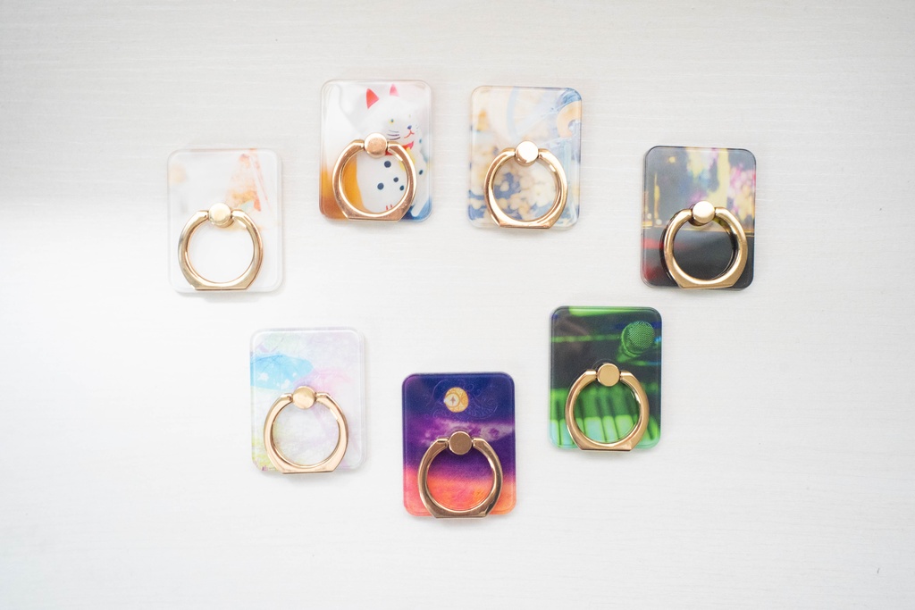 スマホリング 〜切り取ったひとコマ〜 全7種類 彩り光り