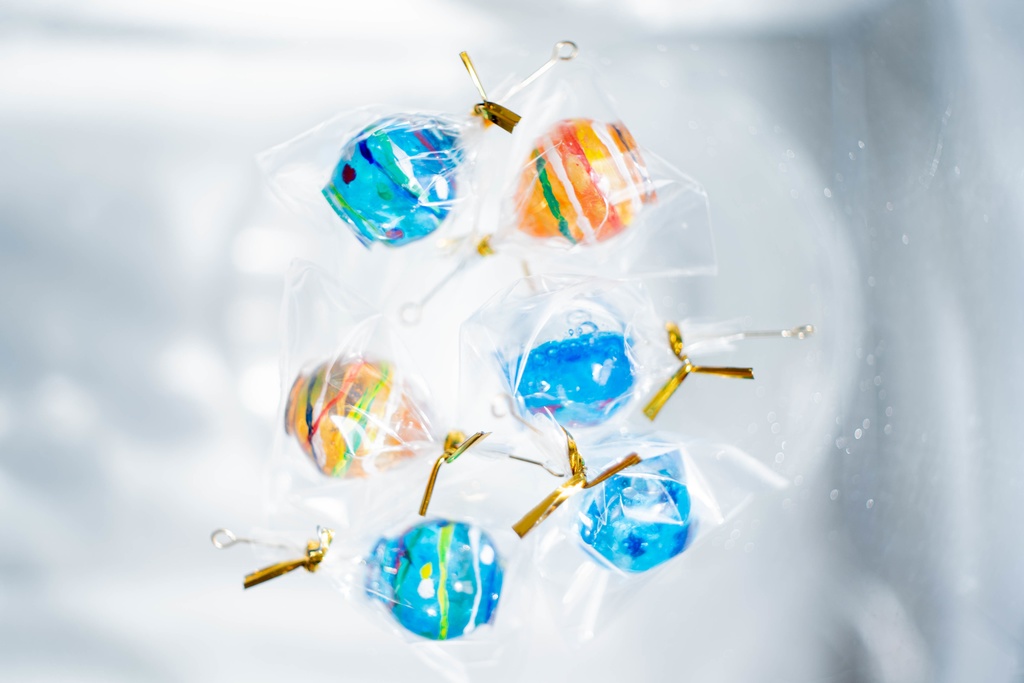 飴ちゃんの耳飾り 金魚すくい