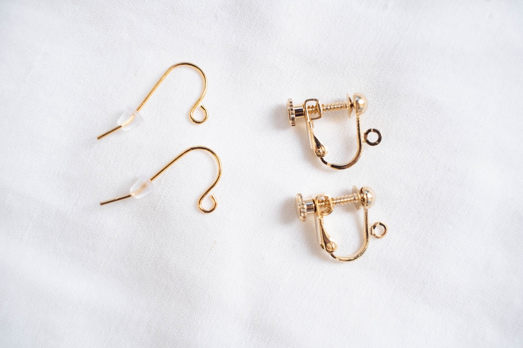 「わたしの好きな色」紫 / 飴ちゃんの耳飾り(ピアス・イヤリング)