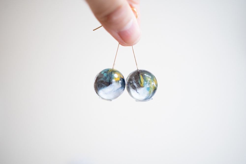 鬼滅の刃 伊黒小芭内「蛇の呼吸」イメージ / 飴ちゃんの耳飾り(ピアス・イヤリング)