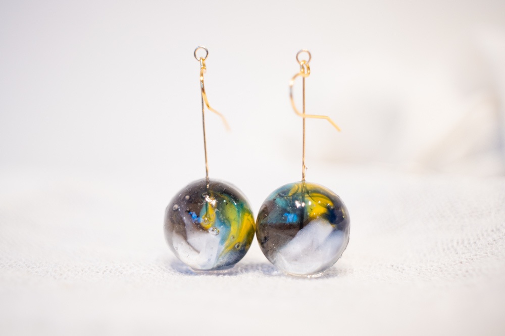 鬼滅の刃 伊黒小芭内「蛇の呼吸」イメージ / 飴ちゃんの耳飾り(ピアス・イヤリング)