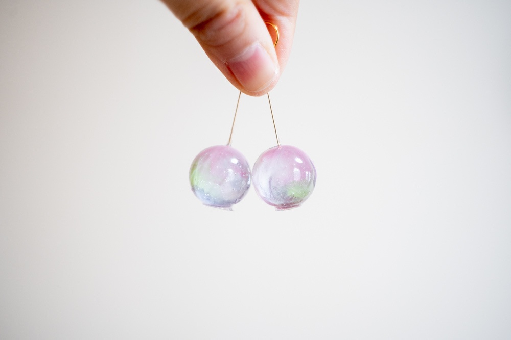 鬼滅の刃 甘露寺蜜璃「恋の呼吸」イメージ / 飴ちゃんの耳飾り(ピアス・イヤリング)