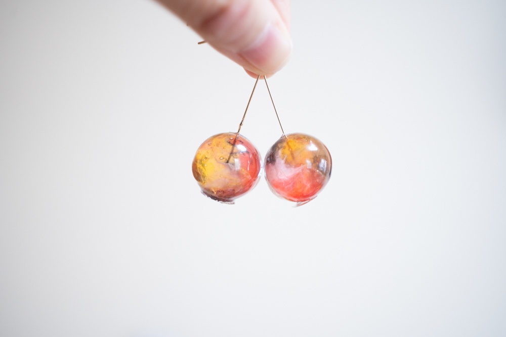 鬼滅の刃 煉獄杏寿郎「炎の呼吸」イメージ / 飴ちゃんの耳飾り(ピアス・イヤリング)