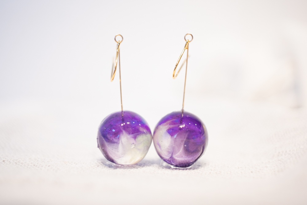 鬼滅の刃 胡蝶しのぶ「蟲の呼吸」イメージ / 飴ちゃんの耳飾り(ピアス・イヤリング)