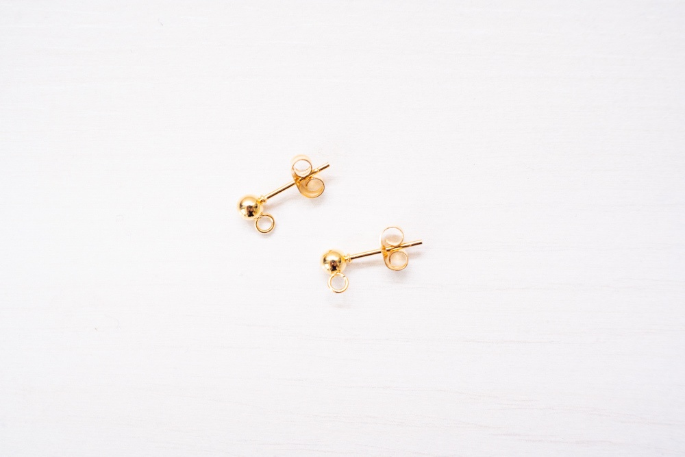 鬼滅の刃 冨岡義勇「水の呼吸」イメージ / ミニ飴ちゃんの耳飾り(ピアス・イヤリング)