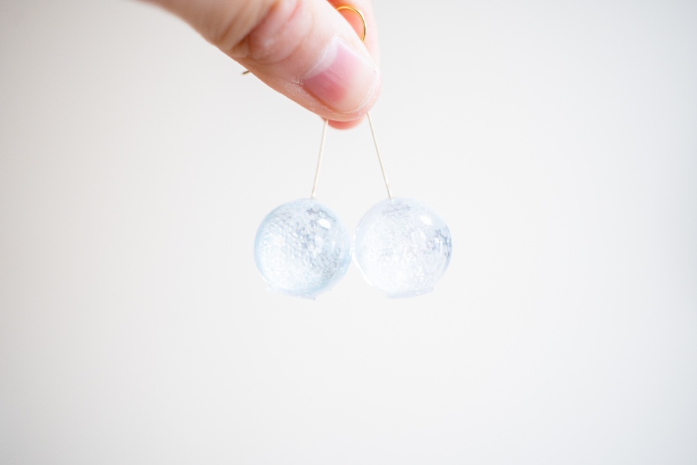 雪の結晶〜六花〜 / 飴ちゃんの耳飾り(ピアス・イヤリング)