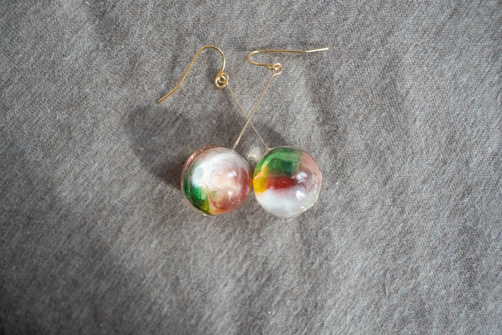 鬼滅の刃 錆兎「繋がれた命」イメージ / 飴ちゃんの耳飾り(ピアス・イヤリング)