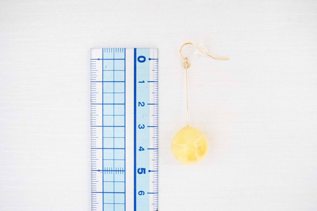 ほろよい 白いサワー/ 飴ちゃんの耳飾り(ピアス・イヤリング)