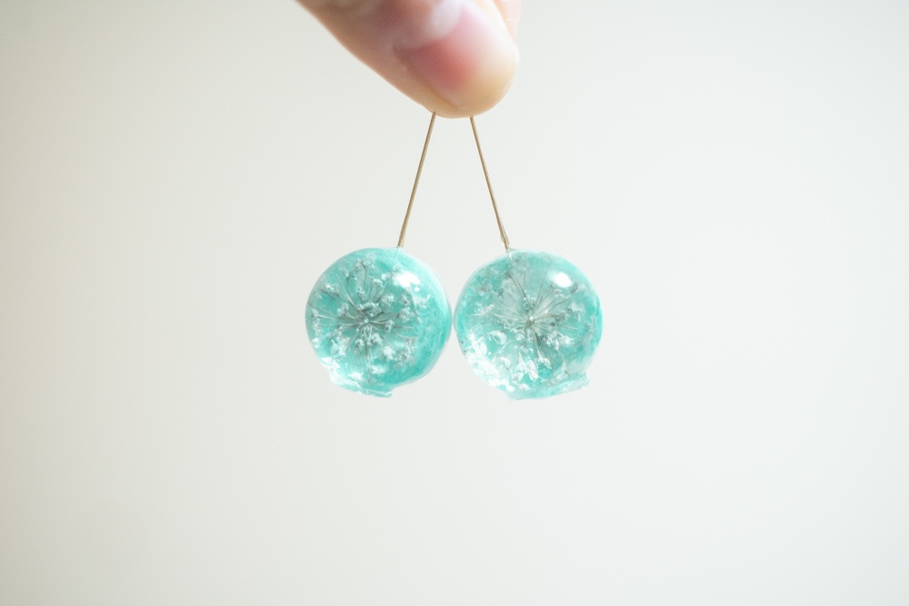 【SALE!!】花の妖精 三色昼顔/飴ちゃんの耳飾り(ピアス・イヤリング)