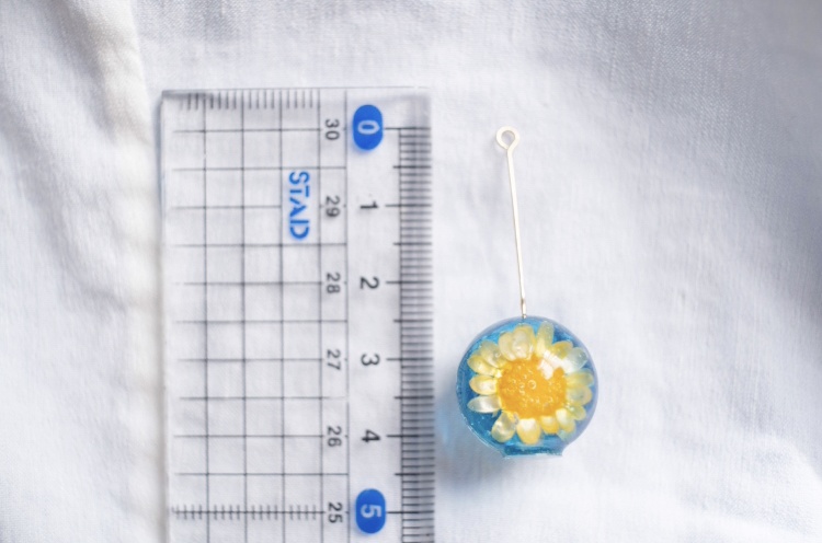 【SALE!!】花の妖精 三色昼顔/飴ちゃんの耳飾り(ピアス・イヤリング)