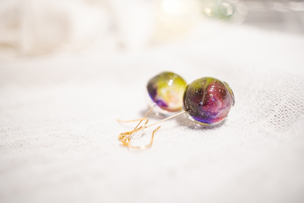 【SALE!!】鬼滅の刃 悲鳴嶼行冥「岩の呼吸」イメージ / 飴ちゃんの耳飾り(ピアス・イヤリング)