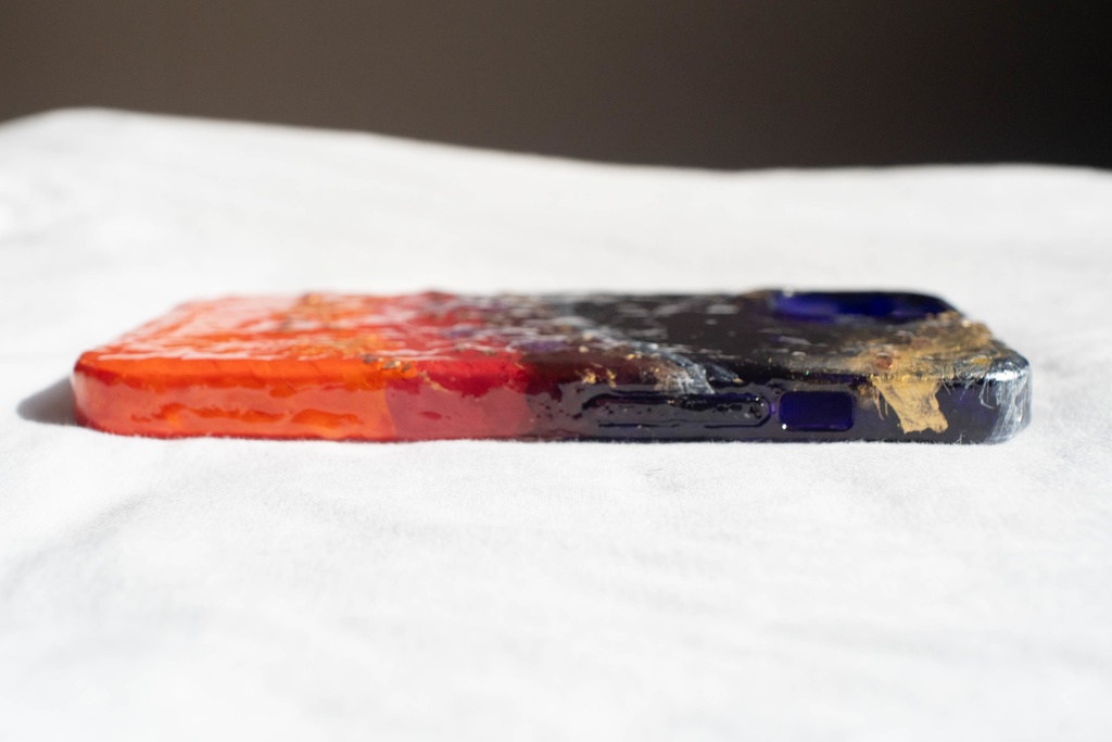 iPhone13/iPhone14 スマホケース 【ミステリアスフラワー】