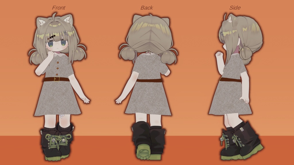 【無料】おでかけワンピース【Kipfel専用衣装】