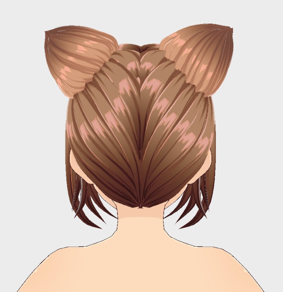 Cat ear buns