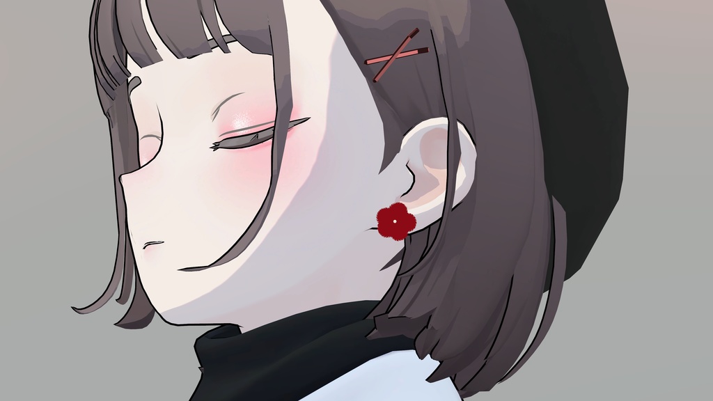 【Free】お花ピアス