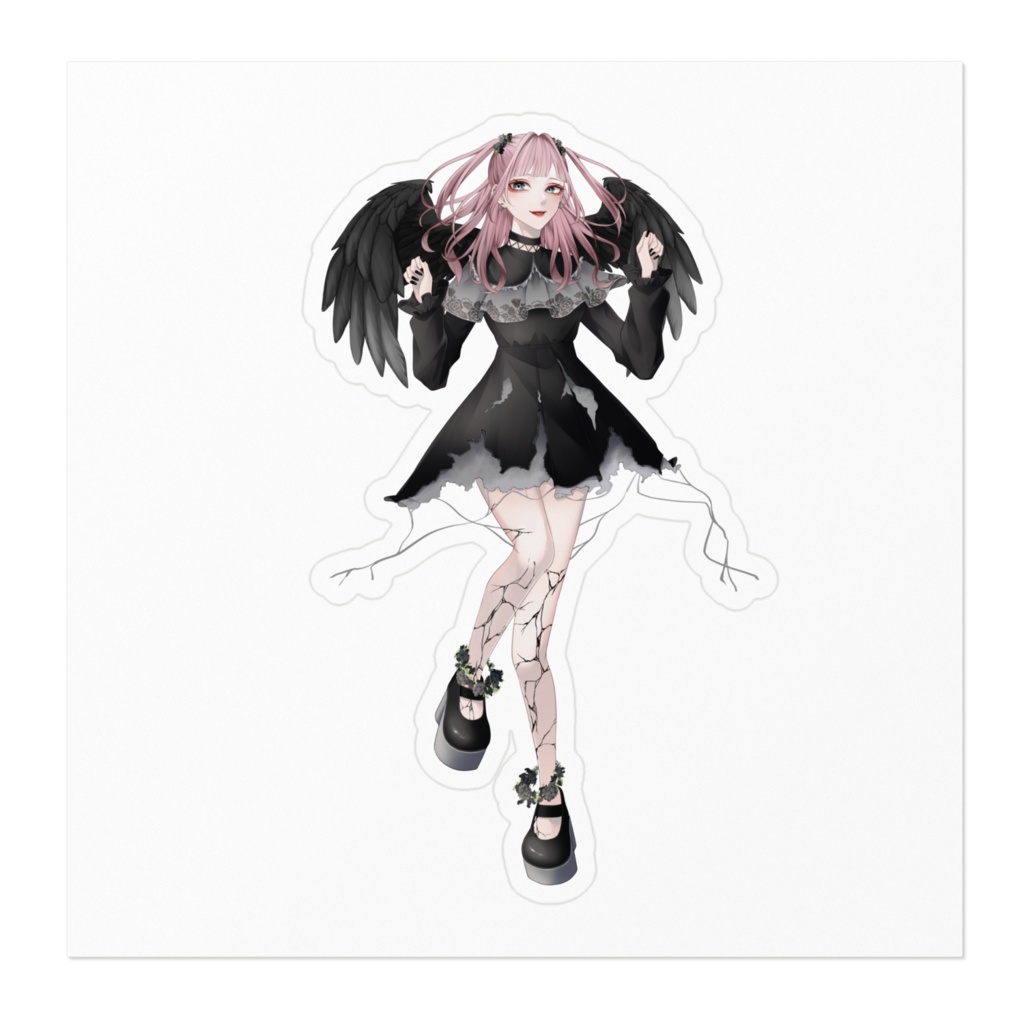 宵闇のあ キービジュアル ステッカー