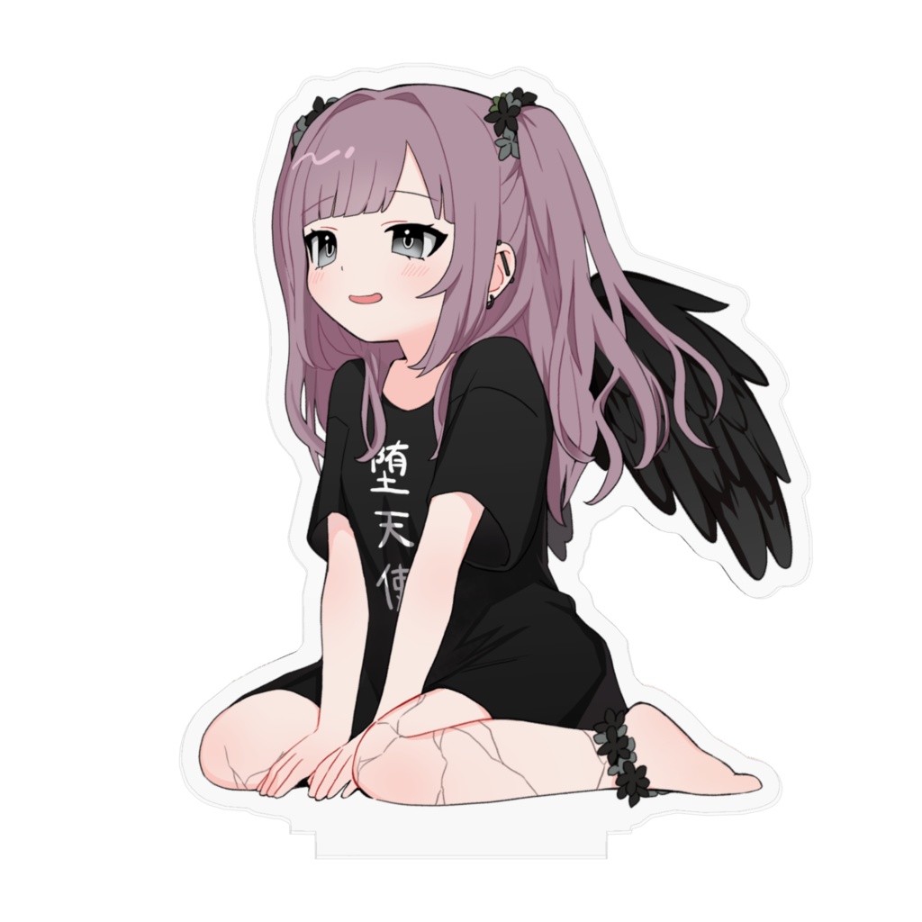宵闇のあ 堕天使TシャツVer.アクリルスタンド