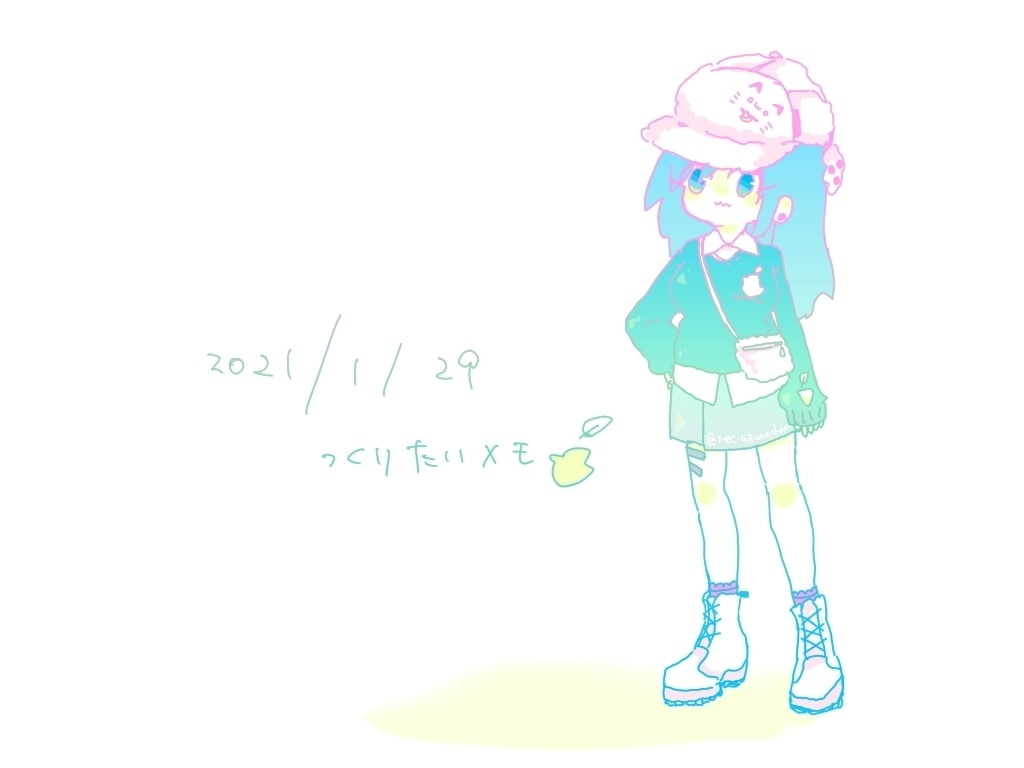 もこもこあんみつねこキャップ+しっぽ