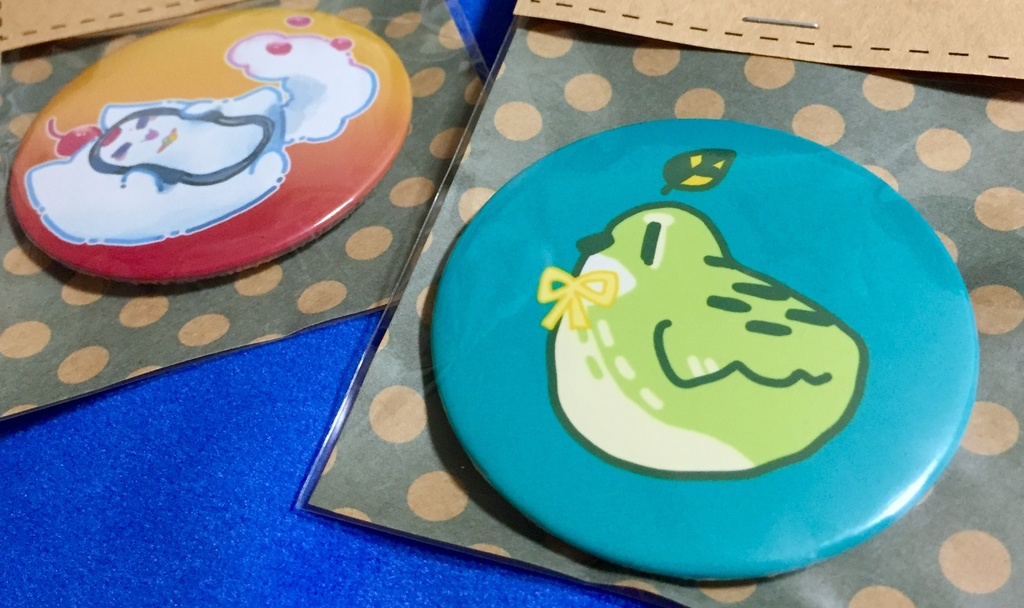 かわいいバッジ(おおきい)