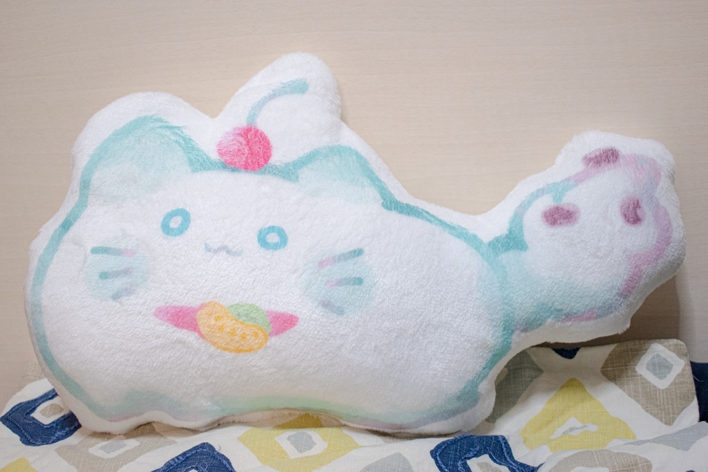 もちもちあんみつねこクッション