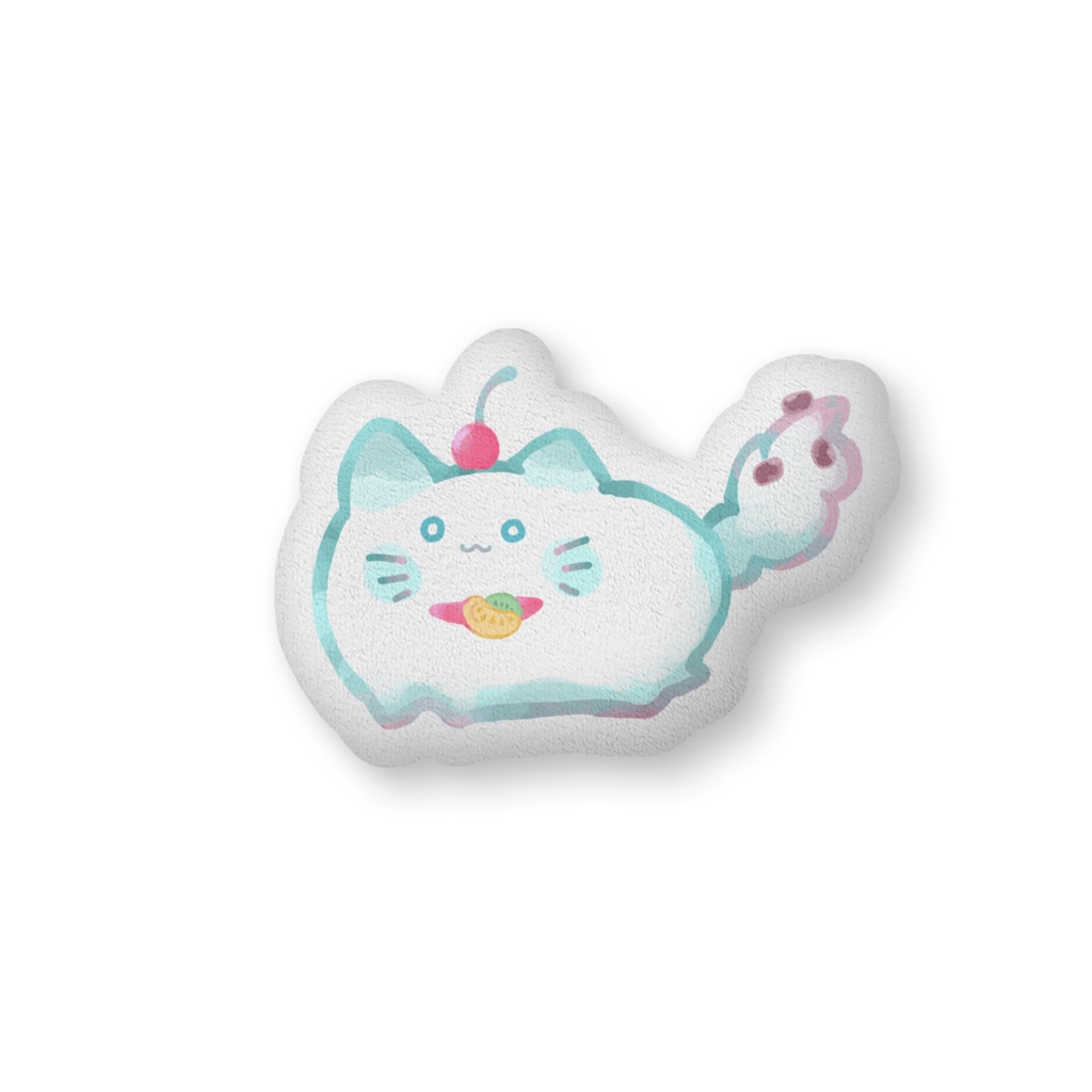 もちもちあんみつねこクッション