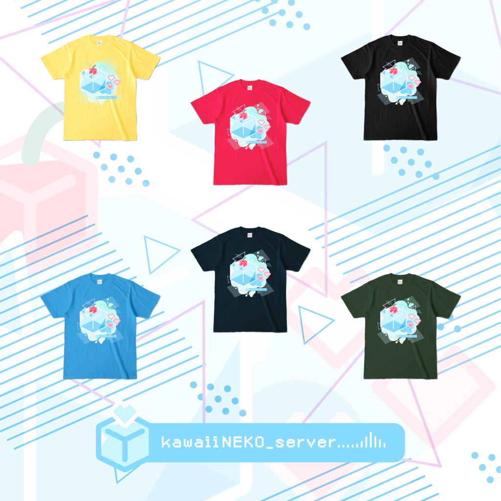 kawaiiNEKOサーバーTシャツ