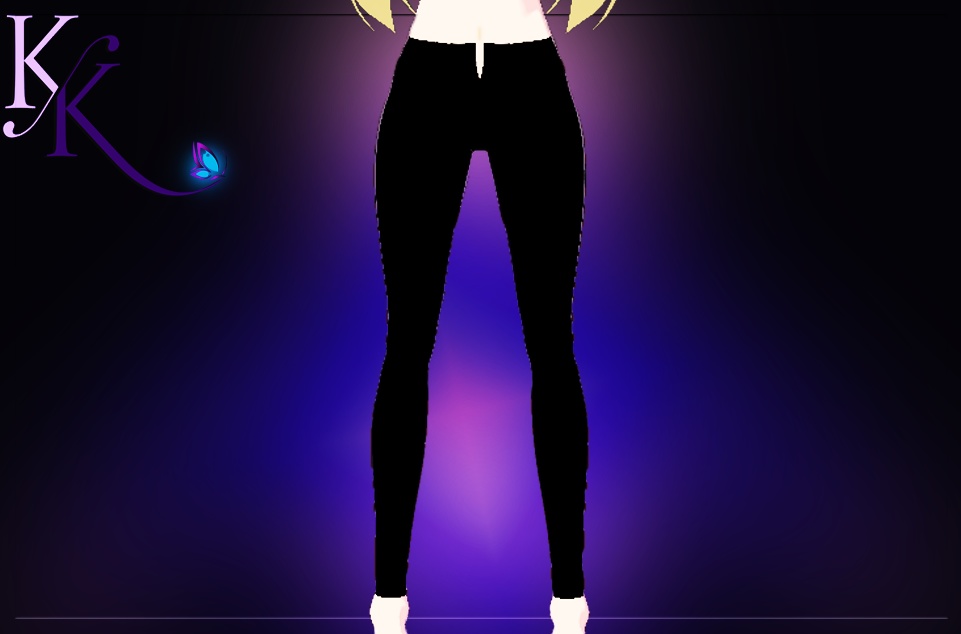 Simple leg pants