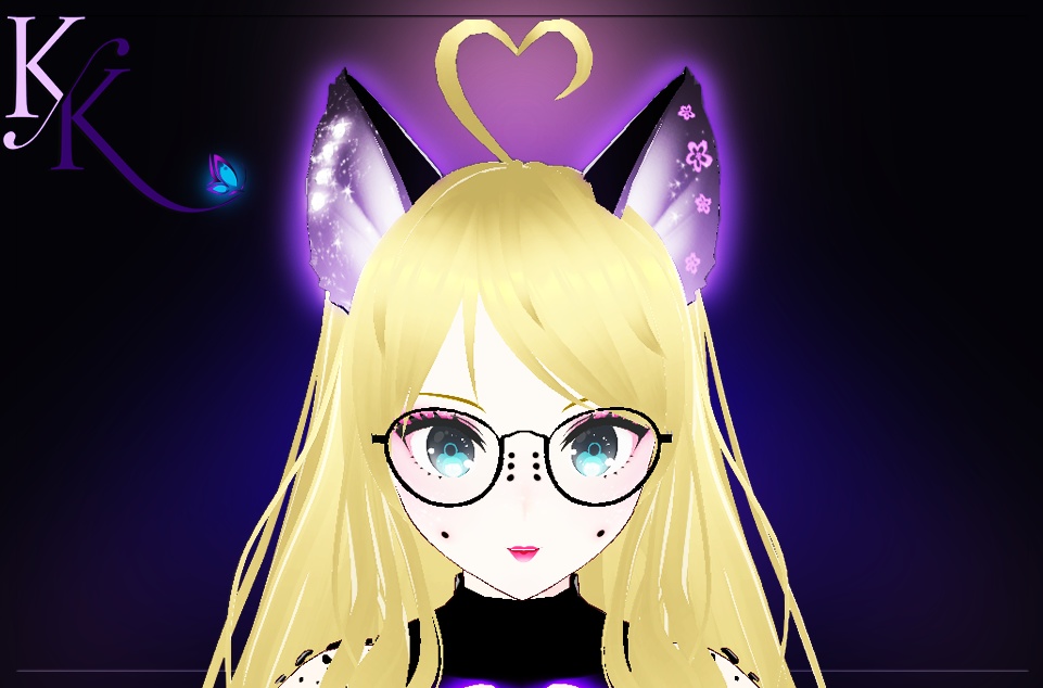 Cat ears Purple