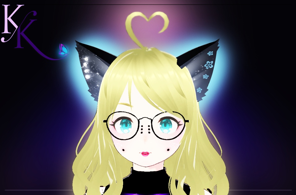 Cat ears Blue