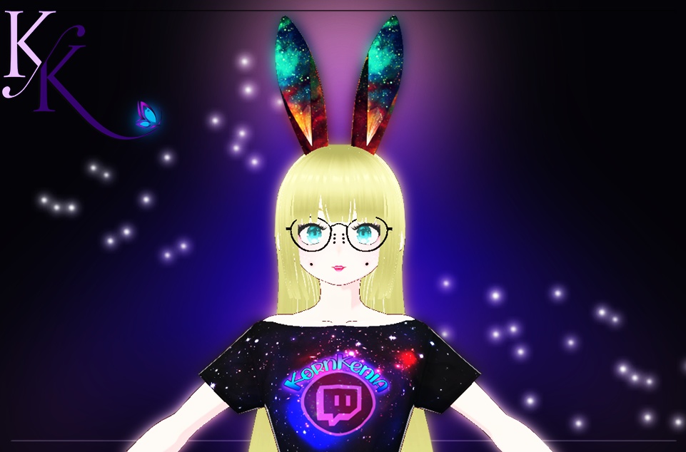 Galaxy bunny ears FREE