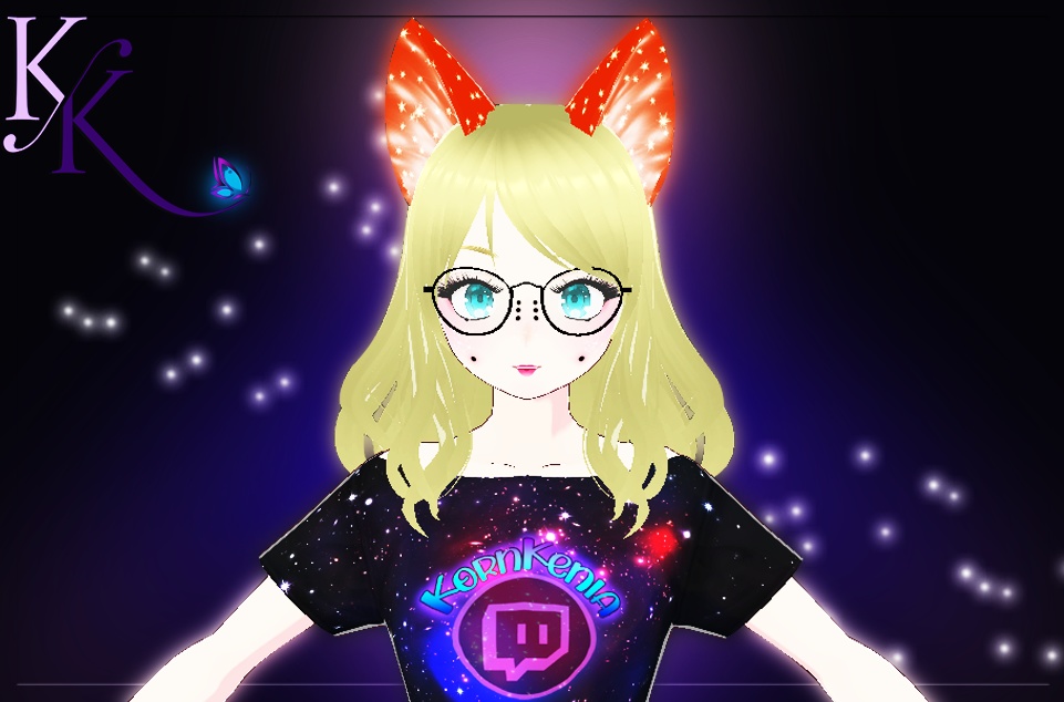 Red shiny cat ears