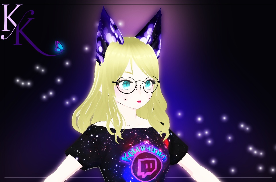 Cat ears purple lights FREE